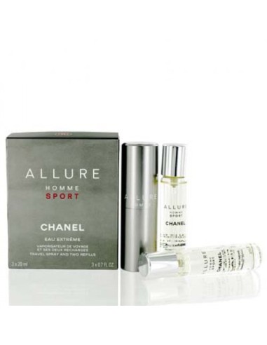 Chanel Allure Homme Sport Eau Extreme Travel Spray And Two Refills de l' environnement